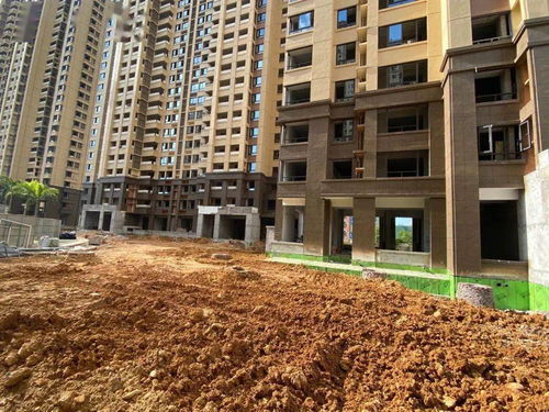 印象公園里園林綠化加緊施工,力爭按原計(jì)劃明年6月交房